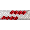 TRESSE POLYESTER - BLANC / FIL ROUGE