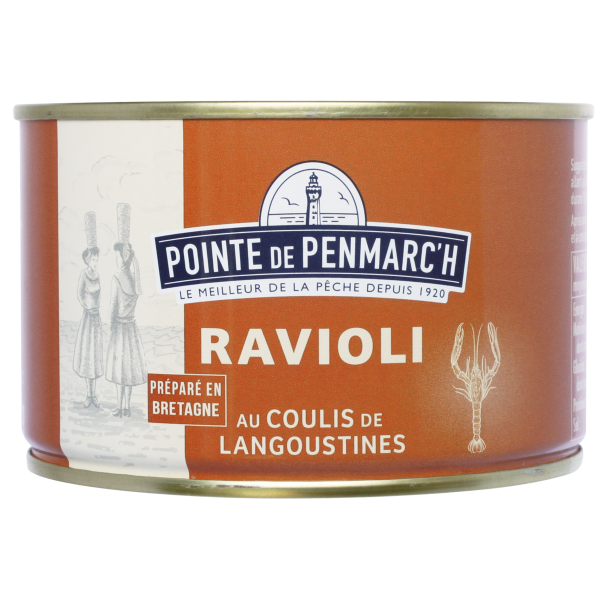 Ravioli au coulis de langoustines