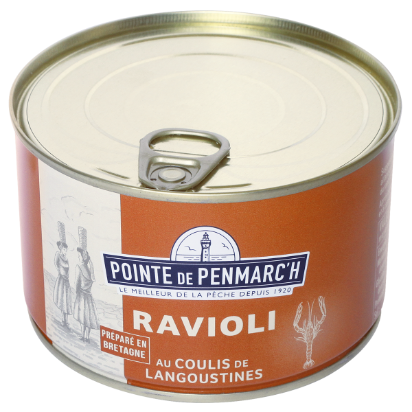 Ravioli au coulis de langoustines