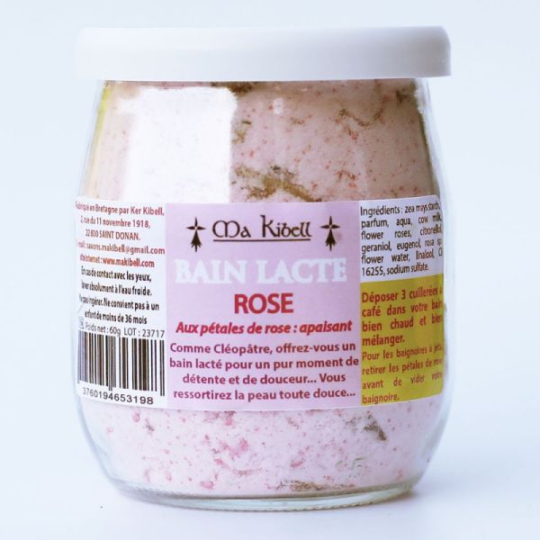 Bain lacté à la rose de Bretagne