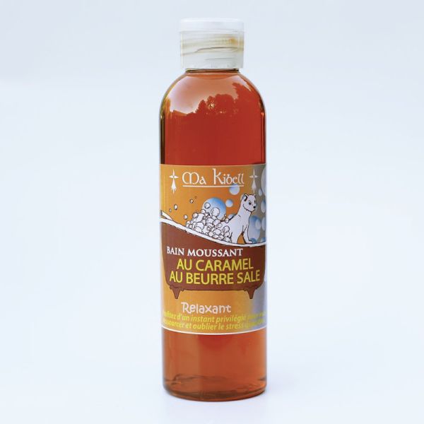 Bain moussant au caramel au beurre salé